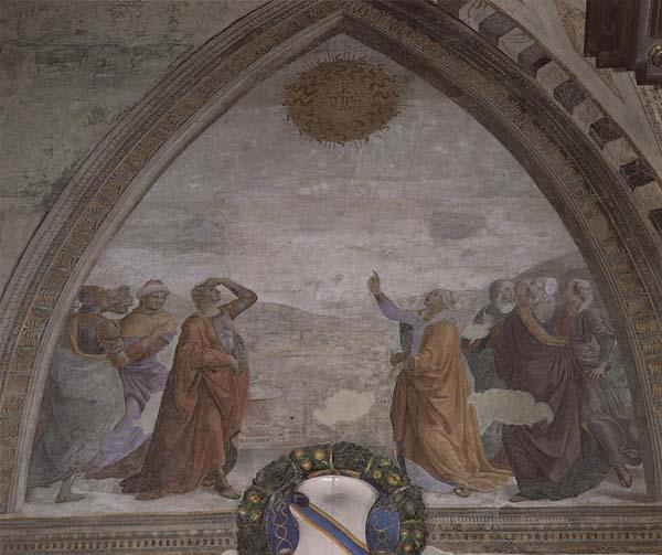Domenicho Ghirlandaio Weissagung der Sybille an Augustus France oil painting art